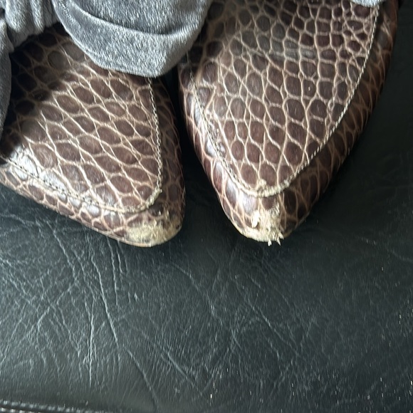 Banana republic bow crocodile mules - Picture 3 of 4